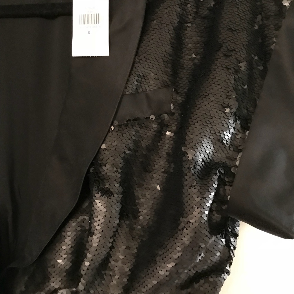 NWT Sequin Banana Republic Monogram Wrap Dress 0 - Picture 8 of 8